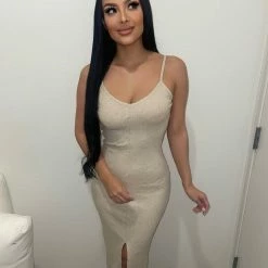 Final Touch Sierra Cami Dress(Taupe)FINAL SALE