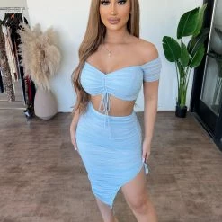 Privy Courtney Matching Set(Pastel Blue)
