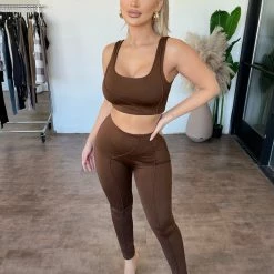 Tic Toc Debbie Tank Set(Brown)