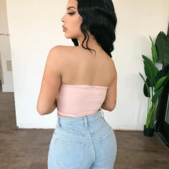 ERIKOOTD Tops Viola Tube Top(Blush)(FINAL SALE)