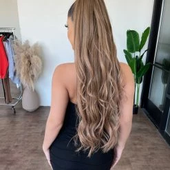 BLANC Deja Halter Dress(Black) Dresses/Rompers