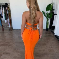 Balboa Dresses/Rompers Rosario Dress(Orange)