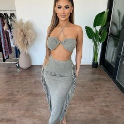 Win Win Hazel Skirt Set(Olive)