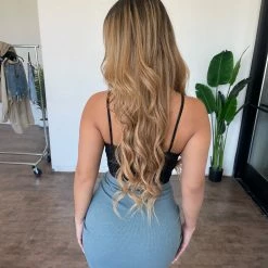 Blue Blush Lecia Skirt(Grey Blue) Bottoms