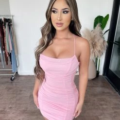 Tic Toc Dresses/Rompers Catalina Cami Dress(Blush)