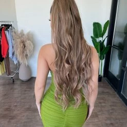 Salty Hilary Strapless Dress(Moss) Dresses/Rompers