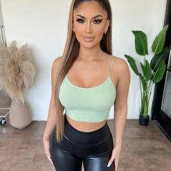 ANWND Tops Karrie Cami Top( Sage)