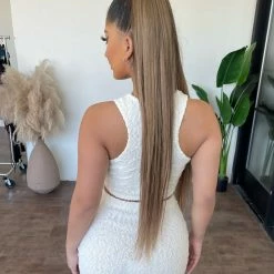 Emory Park Betsy Skirt Set(White) Tops