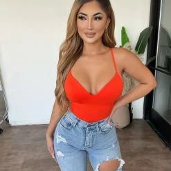 Ootdfash Sales 2022 2 ANWND Estrella Bodysuit(Tango)