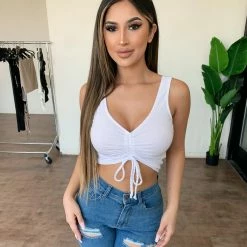 Timing Birdie Tank Top(White)