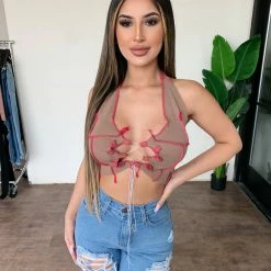 Lipstick Becky Tank Top(Mocha)