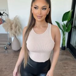 Emory Park Tops Martha Cropped Top(Sand)