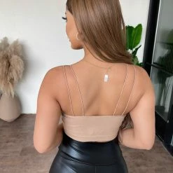 ANWND Tops Karrie Cami Top(Light Mocha)