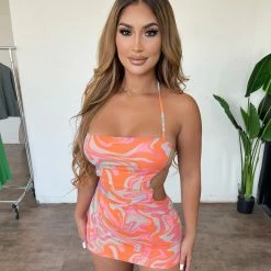 New Pink Janelle Dress(Orange)