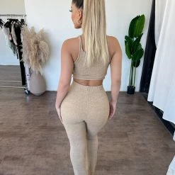 Beyouty Tops Raine Matching Set(Taupe)