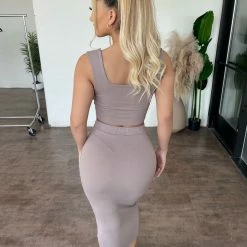 Sabora Tops Tommi Matching Set(Taupe)