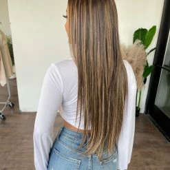 Top Chic Tops Bentley Long Sleeve Top(White)