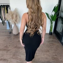 Audrey 3+1 Helen Ribbed Matching Set(Black)