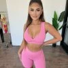LA Lux Tops Emory Set(Pink)