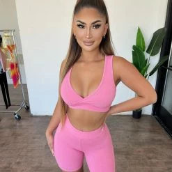 LA Lux Tops Emory Set(Pink)