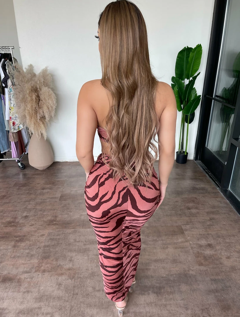 Sabora Tops Hailey Print Matching Set(Dark Magenta) 2 Sabora Tops Hailey Print Matching Set(Dark Magenta)