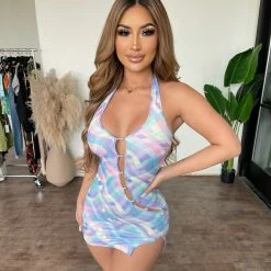 New Pink Callie Dress(Multi)