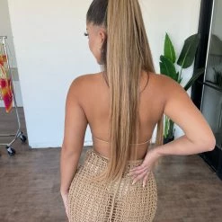 Love Sense Tops Marlene 2 Piece Set(Beige)