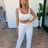 La Luxe Tops Asia Matching Set(Off White)