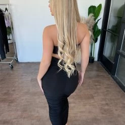 Cherie Tops Candice One Strap Skirt Set(Black)