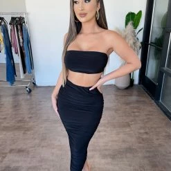 Sabora Susan Matching Set(Black) Tops