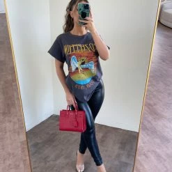 Malibu Bum Tops "Led Zeppelin Tour" T-Shirt(Charcoal)