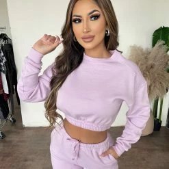ANWND Tops Derick Crewneck(Lavender)