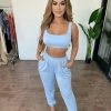 La Luxe Cassie 2 Piece Set(Light Blue) Tops