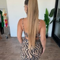 Balboa Dresses/Rompers Ruth Dress(Zebra Brown)