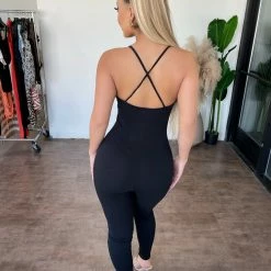 Junie Taylor Cami Jumpsuit(Black)