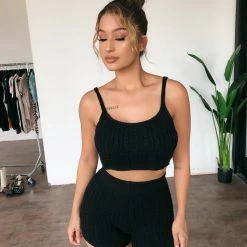 36.5 Remi Knit Matching Set(Black)