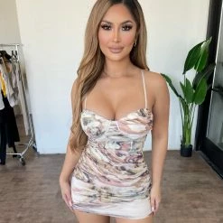 Privy Dresses/Rompers Juniper Dress(Nude Multi)