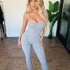 Pretty Knit Tara Cami Jumpsuit(Grey)