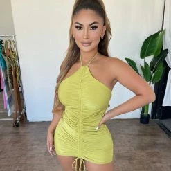 Sabora Marisol Dress(Lime Green)