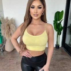 ANWND Karrie Cami Top(Yellow Light) Tops