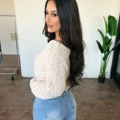 Miracle Mina Sweater Top(Beige) Tops