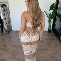 Beige Botany Daleyza Dress(Taupe)