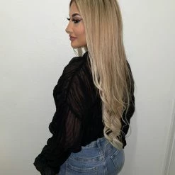 Mable Bella Long Sleeve Top(Black)FINAL SALE