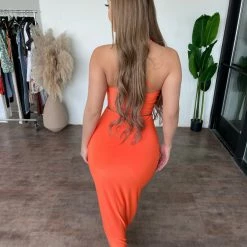 Sabora Jules Cami Skirt Set(Tangerine) Tops