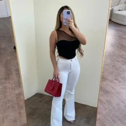 Privy Hattie Cropped Top(Black) Tops