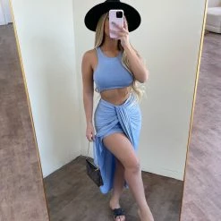 Sabora Pamalla Sleeveless Set(Serenity) Matching Sets