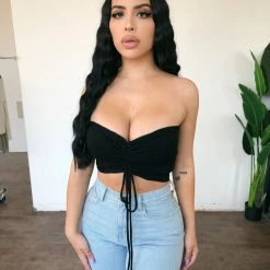 ERIKOOTD Tops Viola Tube Top(Black)(FINAL SALE)