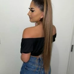 Tic Toc Zara Off Shoulder Top(Black)FINAL SALE Tops