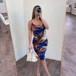 BLANC Emma Cami Dress(Multi Purple) Dresses/Rompers