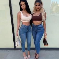 Hey Babe Tops Junie Tank Top(Cream)